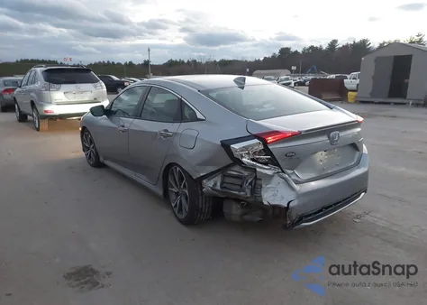 2019 Honda Civic Touring from USA, damaged, VIN 19XFC1F94KE004513